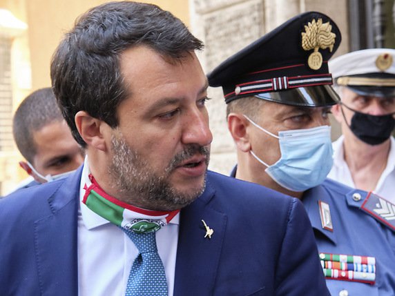 L'élection en Toscane est décisive pour l'ancien ministre de l'intérieur Matteo Salvini, dont la popularité s'est effritée durant la pandémie (archives). © KEYSTONE/AP LaPresse/MAURO SCROBOGNA