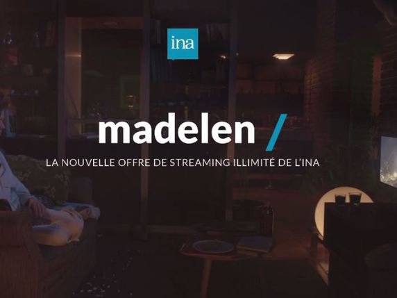 L'Institut français de l'audiovisuel (Ina) a présenté mercredi sa nouvelle plateforme de streaming vidéo, baptisée "Madelen". © madelen.fr/capture d'écran